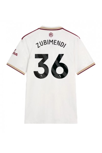 Arsenal Martin Zubimendi #36 Jalkapallovaatteet Kolmaspaita 2025-26 Lyhythihainen Arsenal Martin Zubimendi #36 Jalkapallovaatteet Kolmaspaita 2025-26 Lyhythihainen